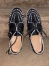 Silent D 100% Leather Aztec Or Tribal Print Black White Sneakers Size 7 - photo 10