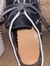 Silent D 100% Leather Aztec Or Tribal Print Black White Sneakers Size 7 - photo 5