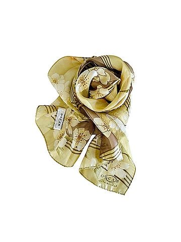 Oscar De La Renta Golden Cherry Blossom Scarf (view 1)
