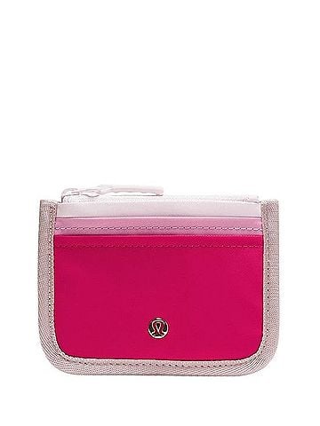 Lululemon Athletica Pink Ombre Card Pouch Card Holder  (view 1)