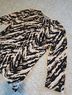 JM Collection Animal Print Stripes Multi Color Long Sleeve T-Shirt Size S - photo 4