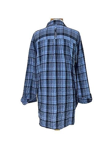 Habitat Tunic Longline Popover Long Sleeve Button-Down Shirt (view 2)
