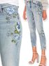 Blank NYC Floral Blue White Green Jeans Size 24 - photo 4