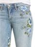 Blank NYC Floral Blue White Green Jeans Size 24 - photo 14