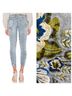 Blank NYC Floral Blue White Green Jeans Size 24 - photo 7