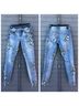 Blank NYC Floral Blue White Green Jeans Size 24 - photo 10