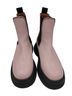 Ganni 100% Leather Pink Black Ankle Boots Size EU 37 - photo 6