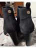 Tory Burch Black Ankle Boots Size 8 - photo 9
