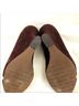 Yellow Box 100% Suede Solid Brown Gold Wedges Size 6 - photo 8