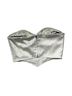 Forever 21 White Silk Top Size M - photo 2