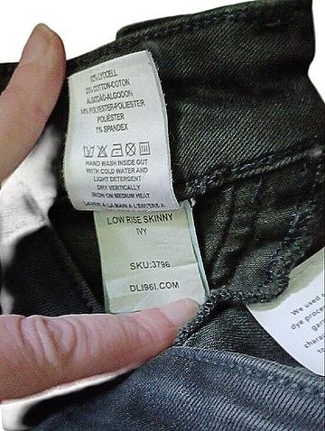 DL1961 Low Rise Skinny Jeans (view 2)