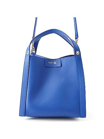 Céline Celine Cubo 124182 Leather Handbag, CELINE 2-way Shoulder Bag, Women's (view 1)