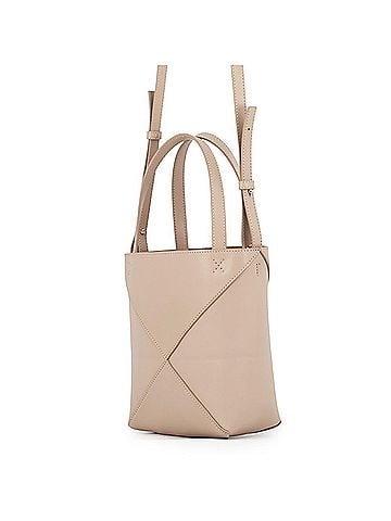 Loewe Loewe Puzzlefold Mini Tote Bag, Shiny Calf Leather, A657V25X01, 2-way Shoulder Handbag, (view 2)