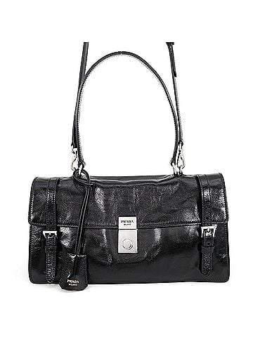 Prada Prada handbag, leather, 1BN026, PRADA 2-way shoulder bag, black, (view 1)