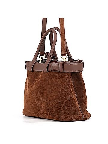Prada Prada handbag, buckle, medium suede, 1BA434, PRADA 2-way shoulder bag, (view 2)