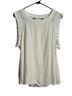 Cinq à Sept 100% Silk Solid Ivory Tank Top Size L - photo 2
