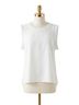 Cinq à Sept 100% Silk Solid Ivory Tank Top Size L - photo 1
