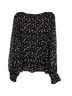 Nine West Animal Print Black White Long Sleeve Blouse Size M - photo 2