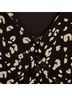 Nine West Animal Print Black White Long Sleeve Blouse Size M - photo 3