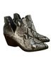 Vince Camuto Snake Print Gray Ankle Boots Size 7 - photo 8