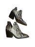 Vince Camuto Snake Print Gray Ankle Boots Size 7 - photo 5