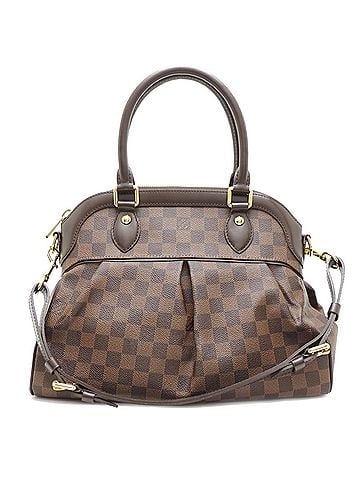 Louis Vuitton Louis Vuitton Trevi PM Women's Handbag N51997 (Discontinued) Damier Ebene (Brown) (view 1)