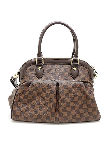 Louis Vuitton Louis Vuitton Trevi PM Women's Handbag N51997 (Discontinued) Damier Ebene (Brown) (view 2)