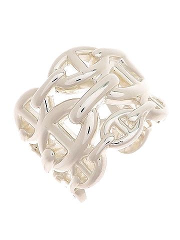 Hermès Hermes #53 Chaine d'Ancre Enchainee GM Women's/Men's Ring, Sterling Silver 925 (view 1)