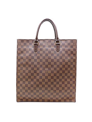Louis Vuitton Louis Vuitton Sac Plat Women's/Men's Handbag N51140 (Discontinued) Damier Ebene (Brown) (view 1)