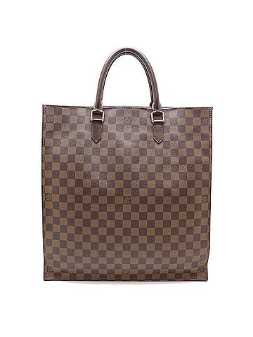 Louis Vuitton Louis Vuitton Sac Plat Women's/Men's Handbag N51140 (Discontinued) Damier Ebene (Brown) (view 2)