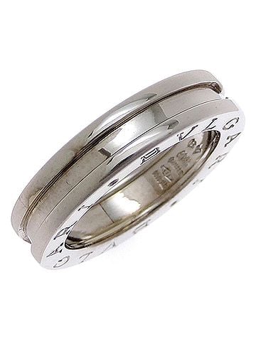 Bvlgari Bvlgari #49 18KWG B-ZERO1 XS Women's Ring 346566 18K White Gold (view 1)
