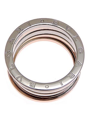 Bvlgari Bvlgari 750PG WG B.zero1 Men's Ring - 750 Pink Gold (view 2)