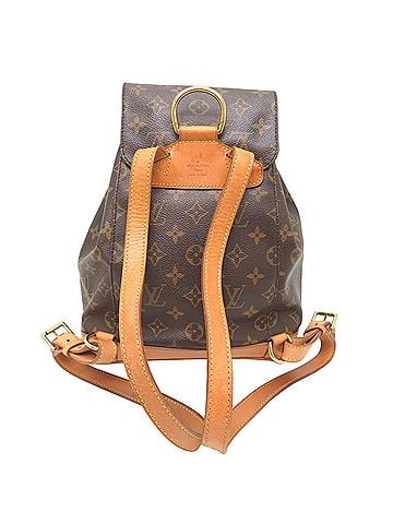 Louis Vuitton Louis Vuitton Montsouris MM Women's Backpack/Daypack M51136 (Discontinued) Monogram Brown (view 2)