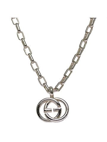 Gucci Gucci Interlocking Necklace for Women and Men, Ag925 (view 1)