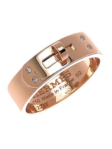 Hermès Hermes #52 750PG Kelly Diamond Women's Ring H109041B 750 Pink Gold (view 1)