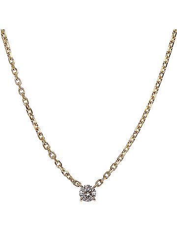 Cartier Cartier 0.25ct Diamond Love Support Women's Necklace N7046100 750 Yellow Gold (view 1)