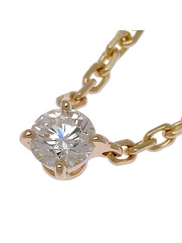 Cartier Cartier 0.25ct Diamond Love Support Women's Necklace N7046100 750 Yellow Gold (view 2)