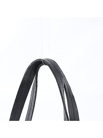 Prada Prada Tessuto Nylon Triangle Logo Leather Tote Bag Handbag Shoulder Black Women's (view 2)