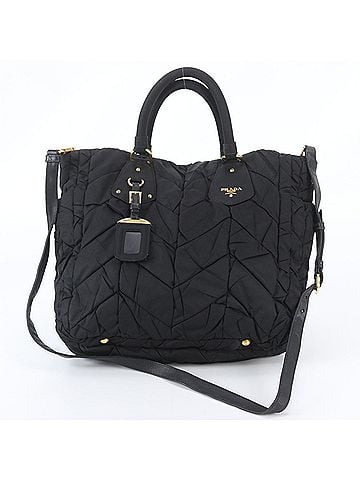 Prada Prada Tessuto Nylon Quilted Leather 2-Way Shoulder Bag/Tote Bag for Women (view 1)