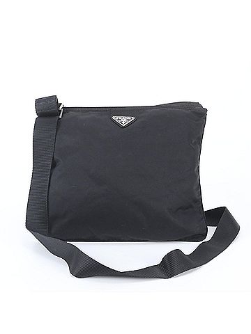 Prada Prada Tessuto Nylon Triangle Logo Leather Shoulder Bag Messenger for Men (view 1)