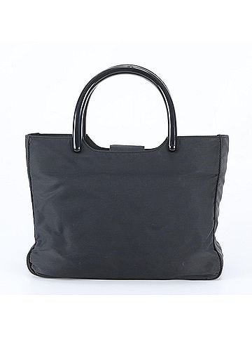 Prada Prada Tessuto Nylon Leather Handbag Tote Bag Black Brand Women's (view 1)