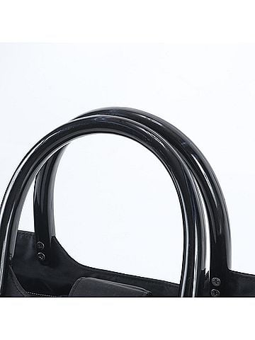 Prada Prada Tessuto Nylon Leather Handbag Tote Bag Black Brand Women's (view 2)