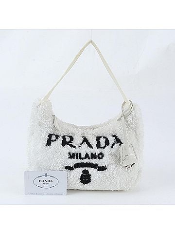 Prada Prada Re-Edition Terry Mini 1NE515 Leather Shoulder Bag for Women (with Guarantee Card) (view 1)