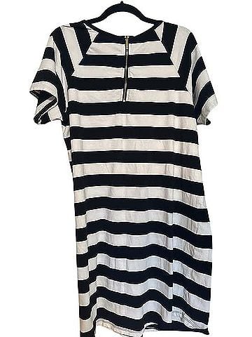 Michael Kors Striped T-Shirt Dress Casual Dress (view 2)