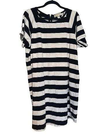 Michael Kors Striped T-Shirt Dress Casual Dress (view 1)