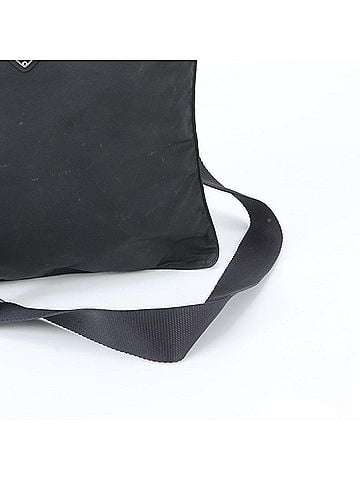 Prada Prada Tessuto Nylon Triangle Logo Leather Shoulder Bag Messenger Black Men's (view 2)