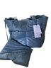 Joan & David 100% Polyester 100% Polyurethane 100% Nylon Solid Blue Tote One size - photo 1
