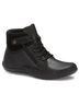 Andrea Black Women's Flat Booties With Side Zipper Size 10 - photo 1