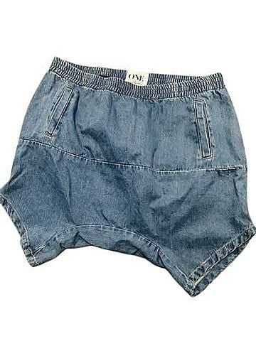 One by One Teaspoon calypso harem Denim Shorts (view 1)