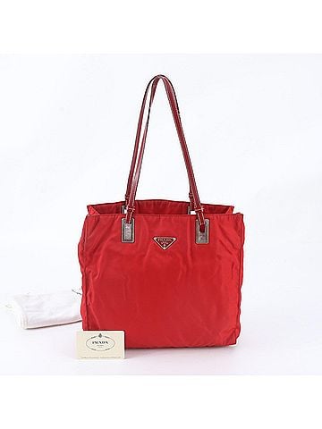 Prada Prada Tessuto Nylon BR1566 Leather Tote Bag, Handbag, Shoulder Bag for Women (with Guarantee Card) (view 1)